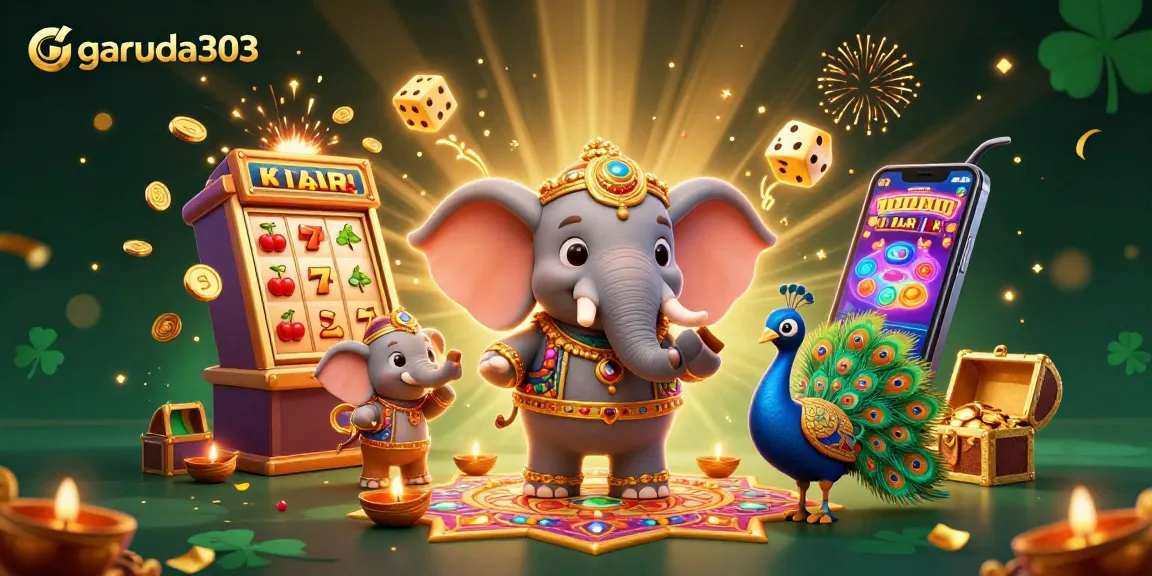 Experience excitement with garuda303's vibrant casino scene bursting with energy and luck.