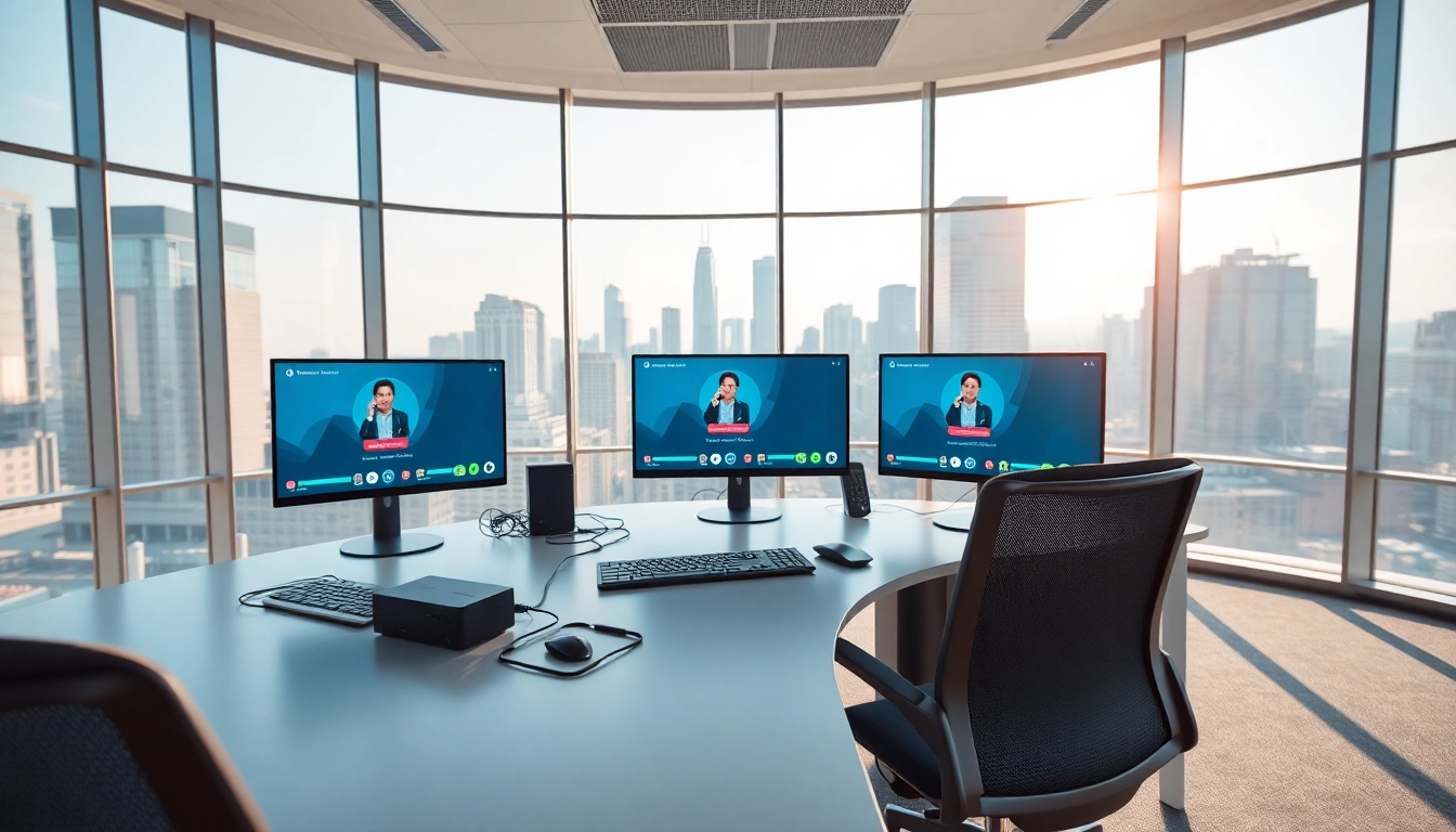 Enhance your workflow with effective remote call control solutions in a professional office environment.