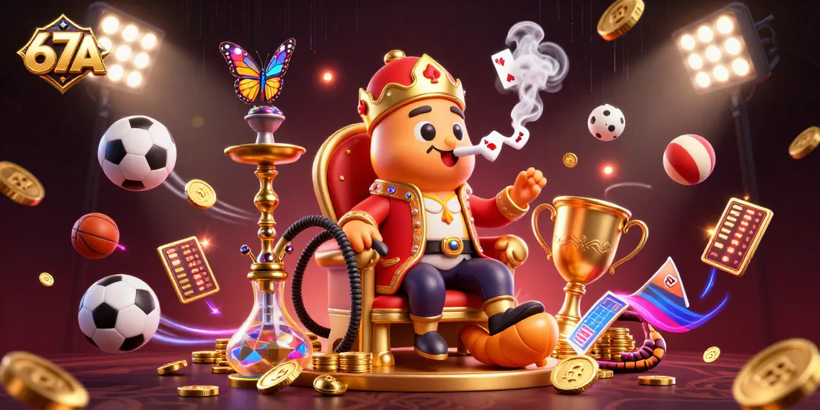 Engage with 67A by winning with dynamic casino strategies in an intricate digital illustration.