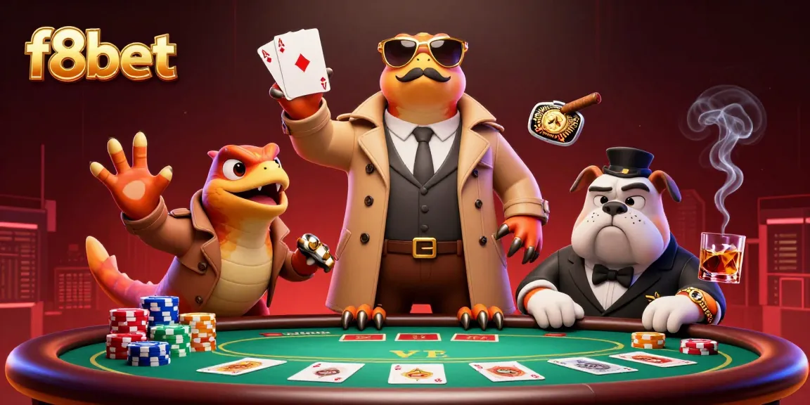 Experience lively action at f8bet with humorous raptors entering a VIP casino in style.