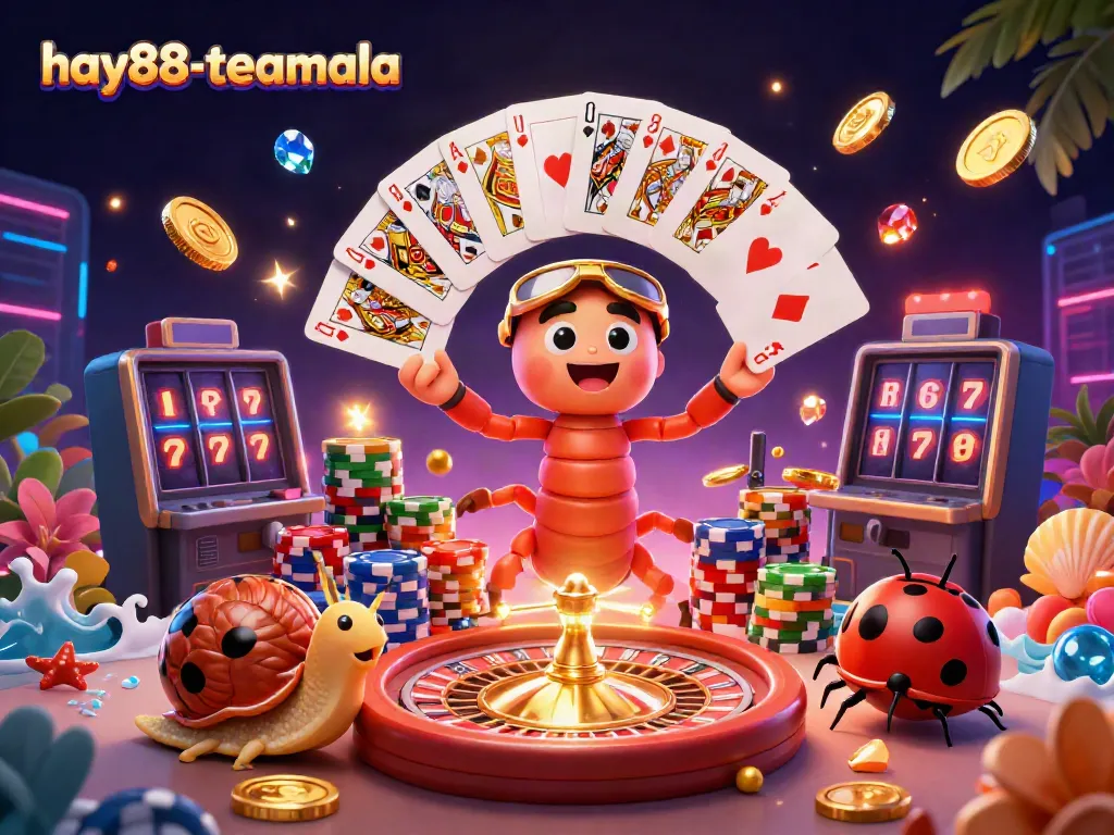 Experience the vibrant casino world with hay88-teamala's dealer and lively gaming action.