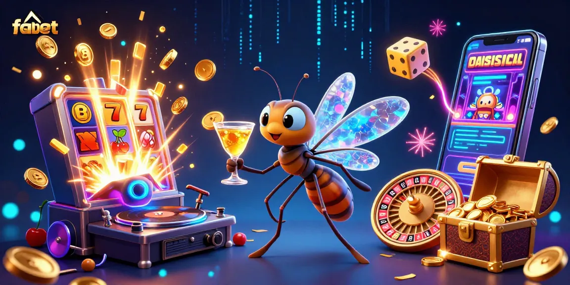 Bring fabet to life with a vibrant casino-themed explosion featuring unique characters.