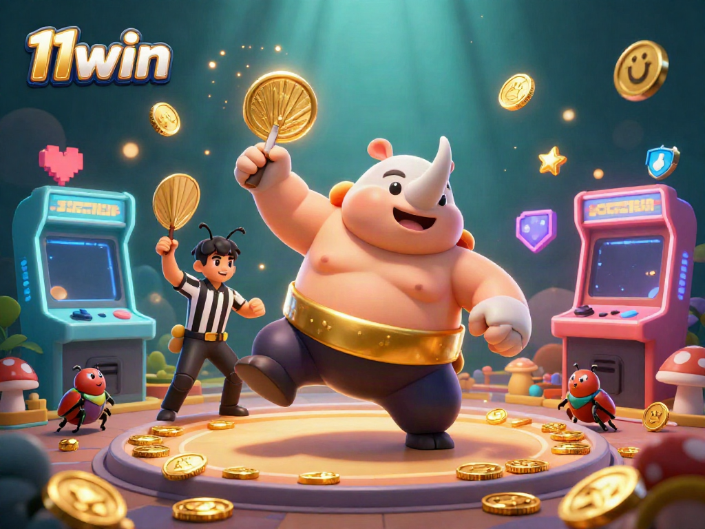 Experience thrilling gameplay at 11win with vibrant characters amidst captivating gaming elements.