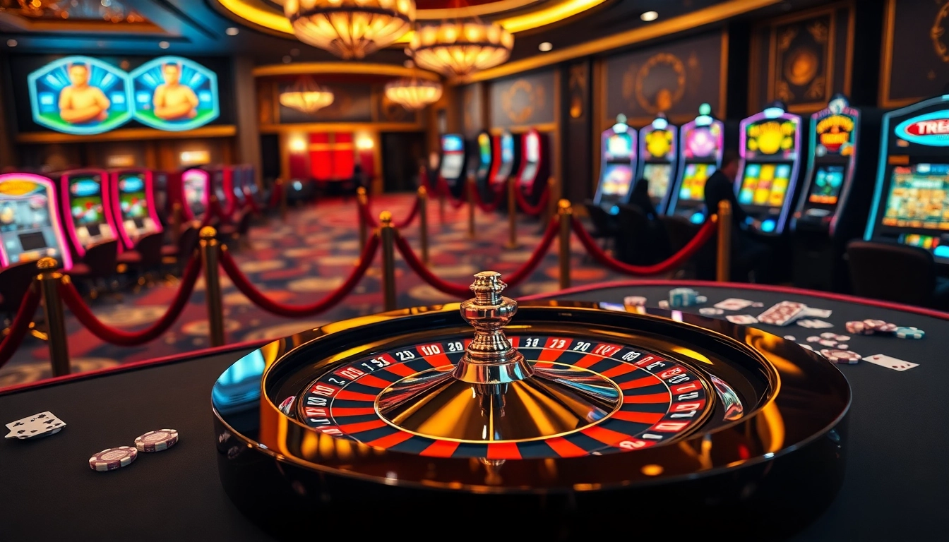 TR88 offers an exhilarating casino atmosphere with players engaging at roulette and poker tables.