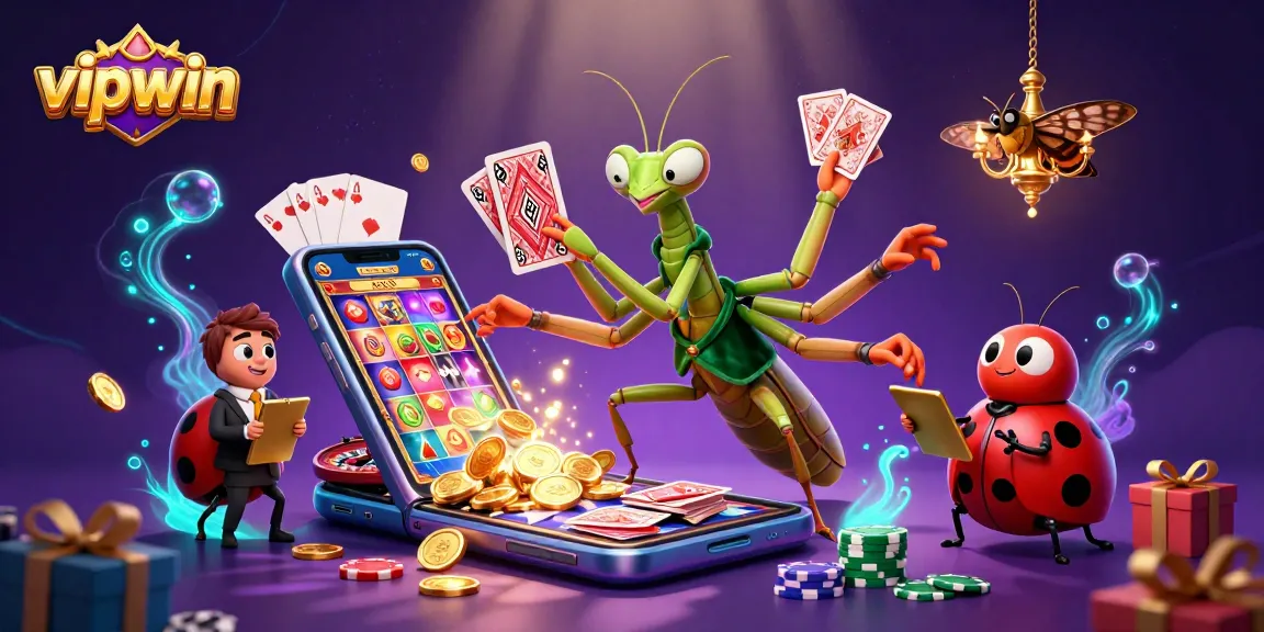 Experience thrilling gameplay with vipwin's vibrant online casino scene featuring energetic characters and dynamic gaming elements.