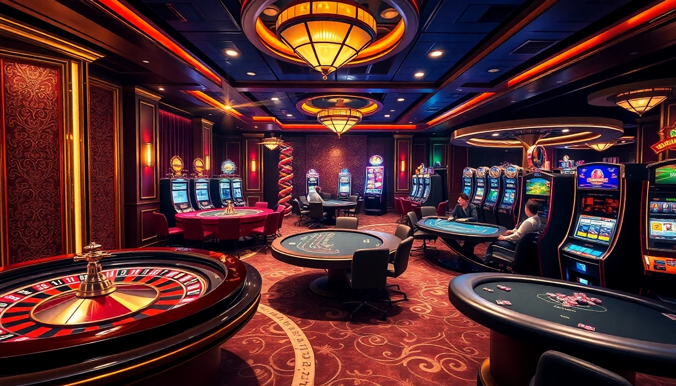 Experience thrilling gaming at https://rikvip11.info/ with high-stakes poker and luxurious casino decor.