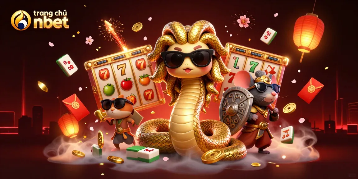 Experience the excitement of trang chủ nbet with this vibrant 3D illustration of casino elements.