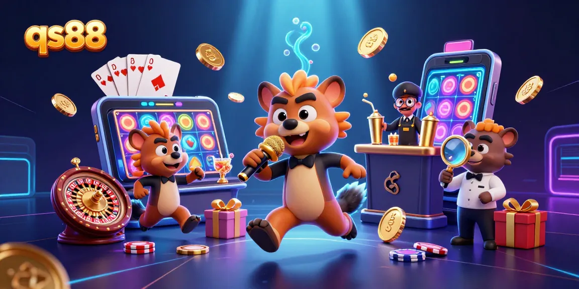Experience the energy of qs88 with lively hyenas at the comedy casino club.