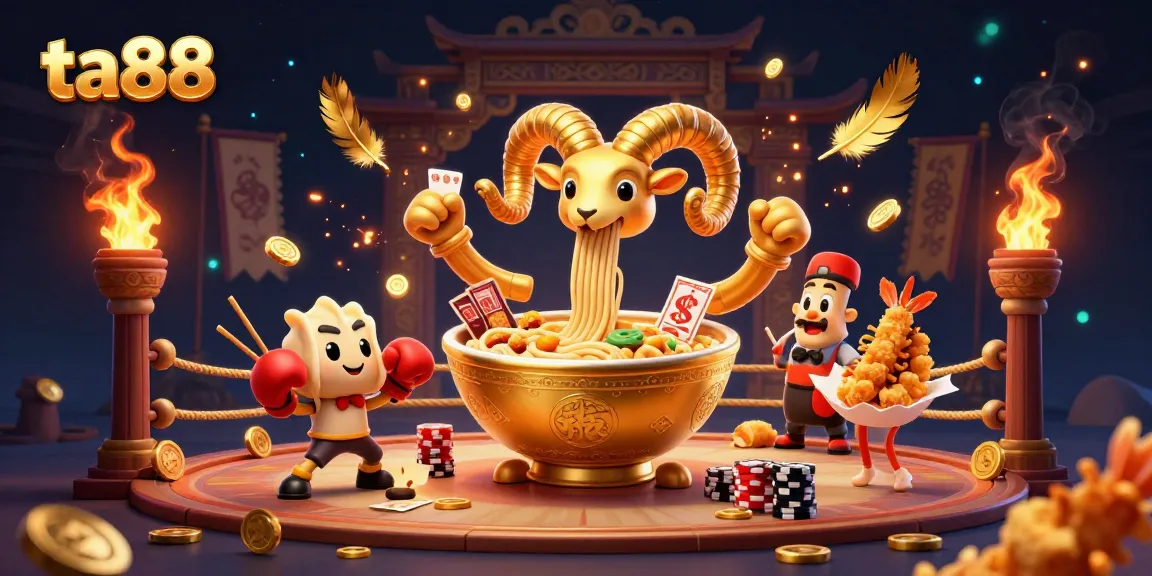 Experience thrilling ta88 gameplay with vibrant characters in a dynamic gambling arena.