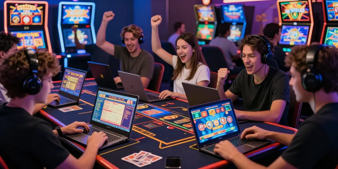 Engaged players participating in online gaming at NBET.