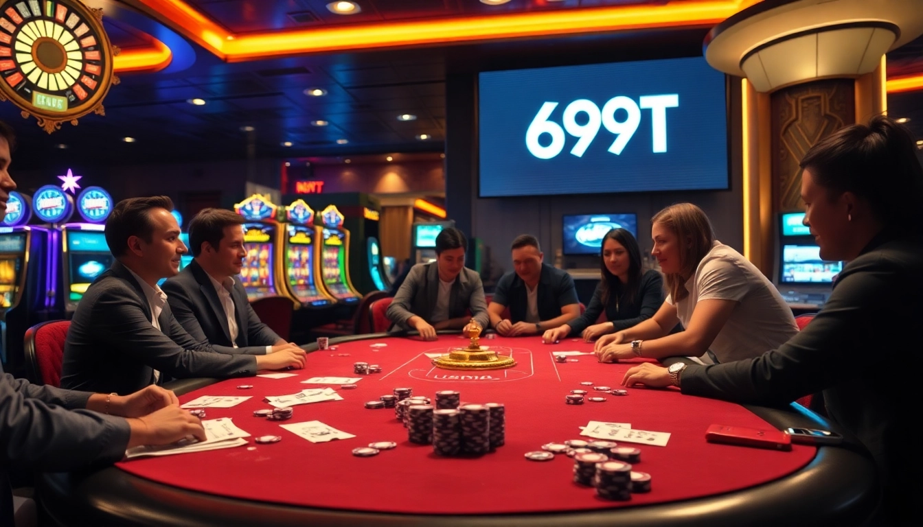Experimente a emoção das apostas em um cassino de luxo com jogos de poker 69T.