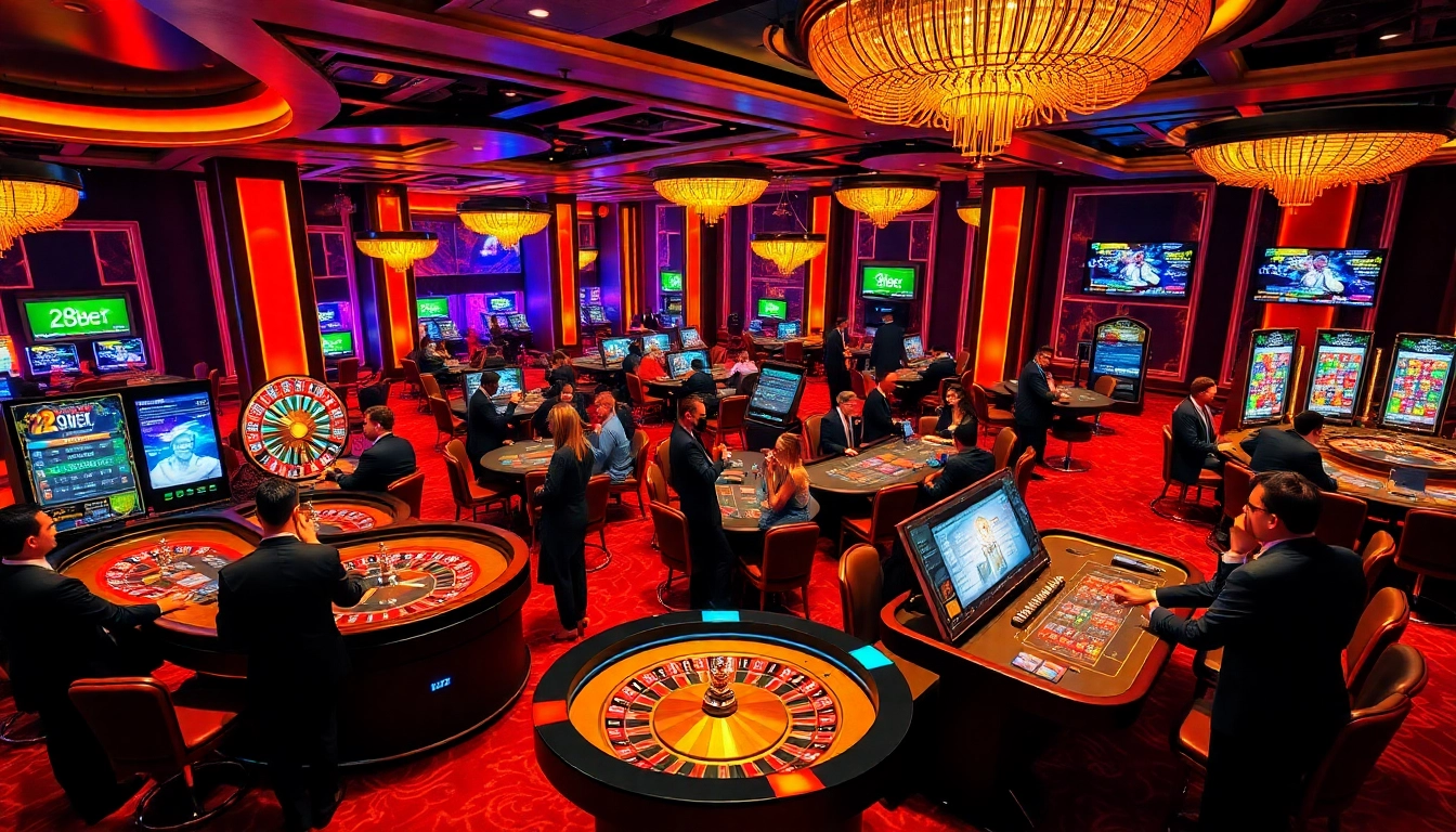 Play engaging games at 28BET Casino with vibrant tables and thrilling betting options.