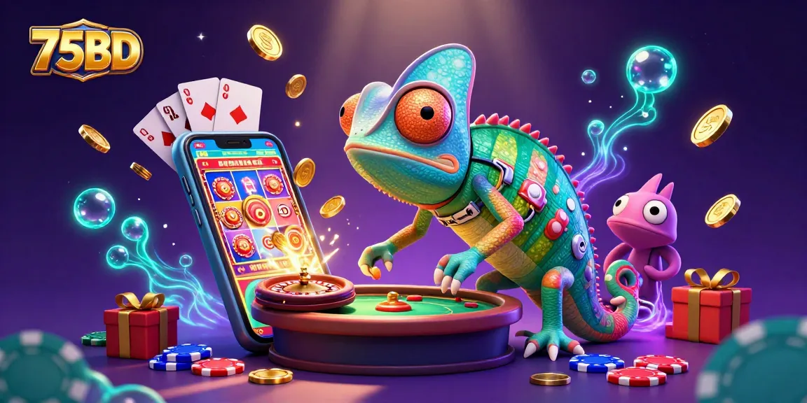Engage in thrilling gameplay at 75BD with dazzling chameleon casino features and vibrant slot games.