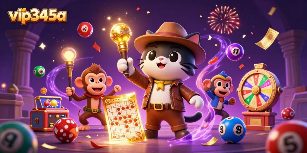 Discover exciting casino artifacts with vip345a in this vibrant treasure-hunting scene.