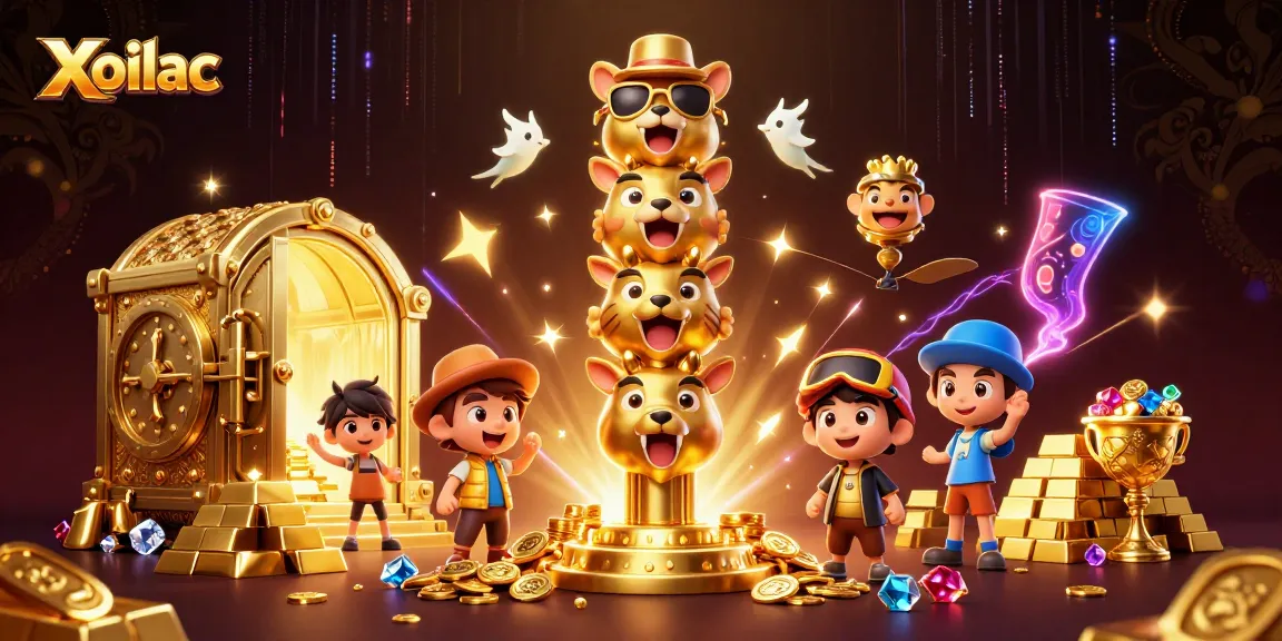 Xoilac connects fans to live sports streaming with vibrant visuals and exciting elements in a dynamic casino atmosphere.